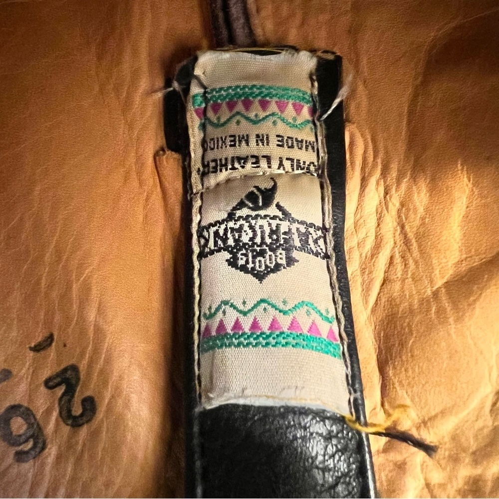 Vintage Black Jack Genuine Snakeskin Cowboy Boots Handmade USA Women’s 29 1/2 - Picture 12 of 16